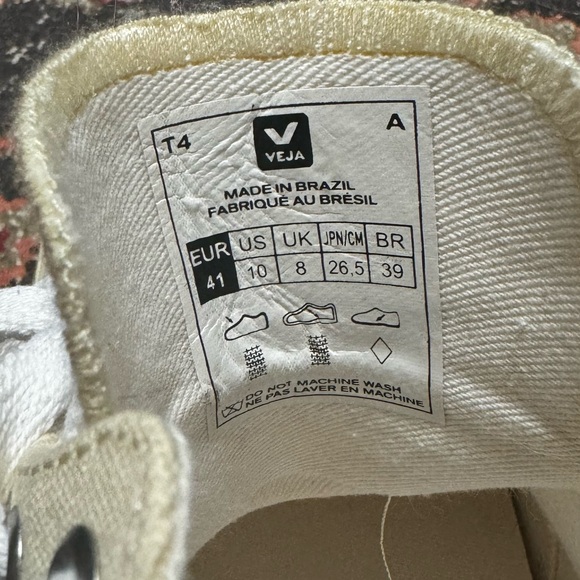 COPY - Wata II Canvas Butter White Butter Veja High Tops - Picture 9 of 9